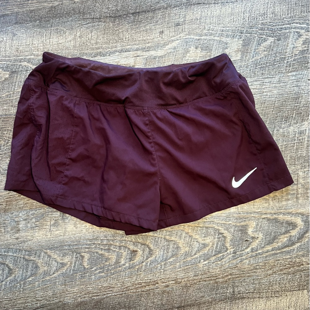 Nike Running Shorts-2 pair. One Royal Blue and the Other Maroon. Like new! - Picture 4 of 10